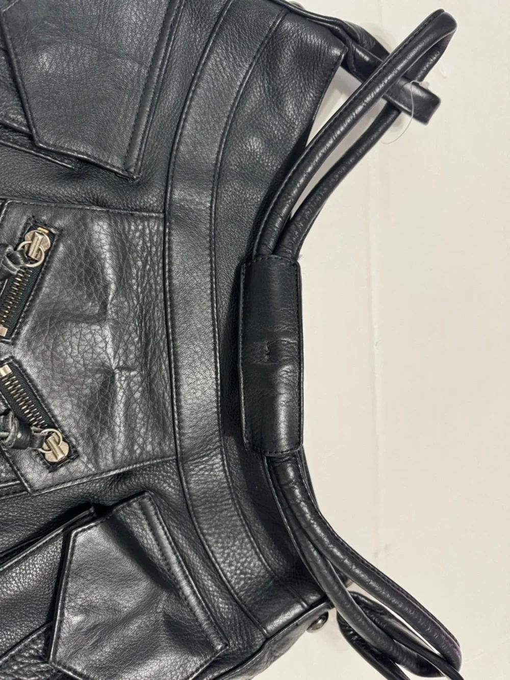 Botkier Black Leather Trigger Hobo Shoulder Bag